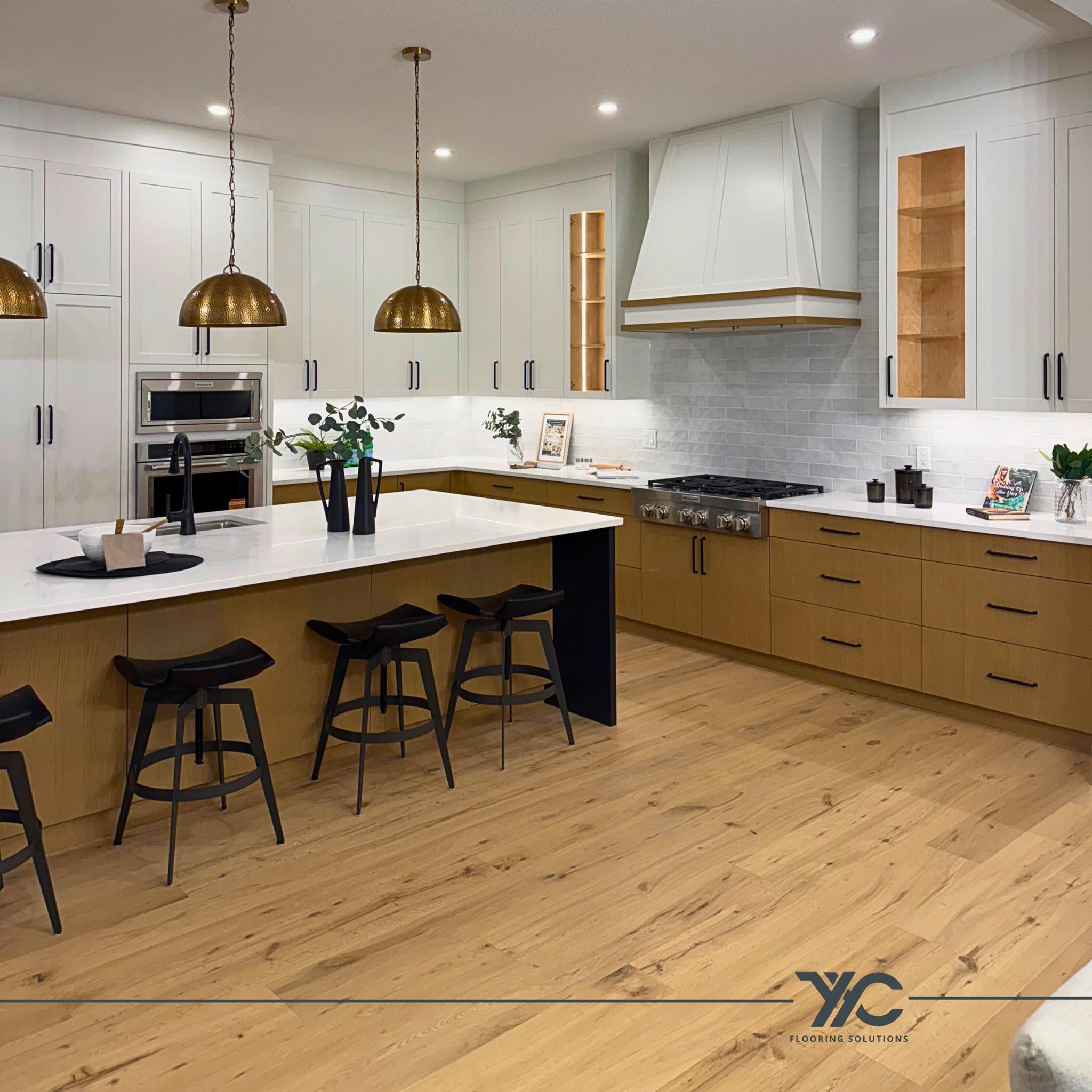 Hardwood flooring — Open-concept main floor · Calgary