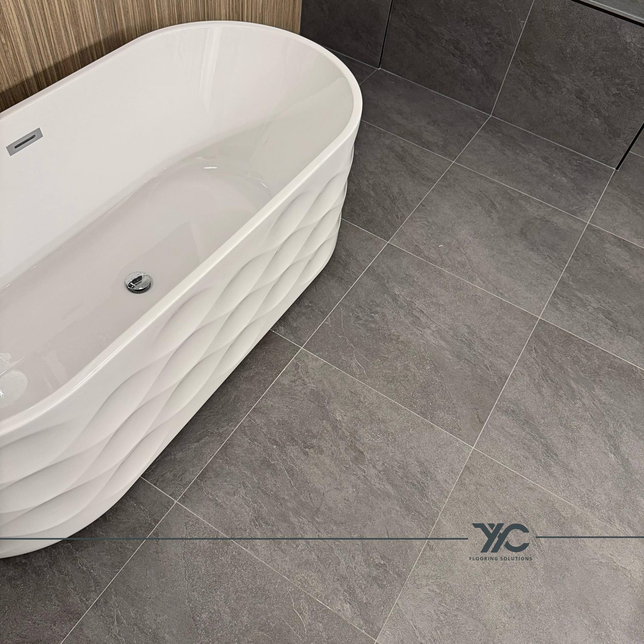 Tile flooring — Ensuite bathroom · Calgary